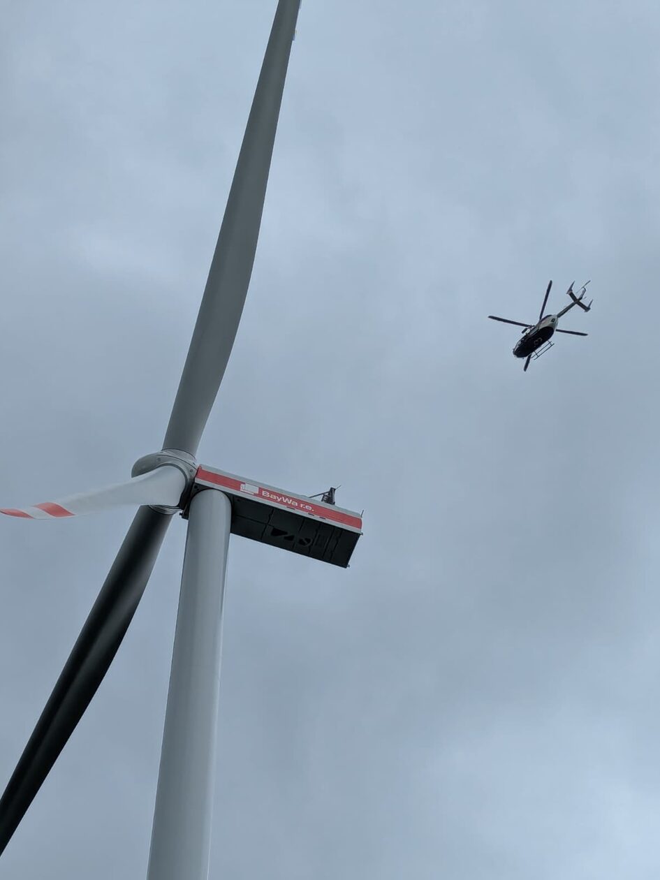 Brand Windenergieanlage