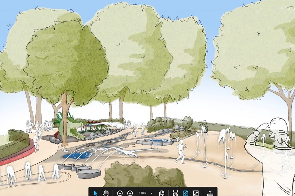 Visualisierung Wasserspielplatz 2