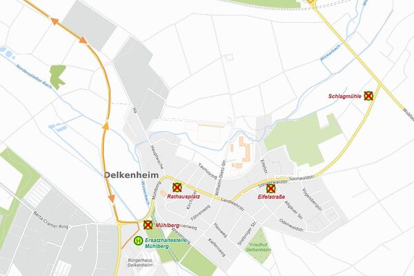 Umleitungsplan