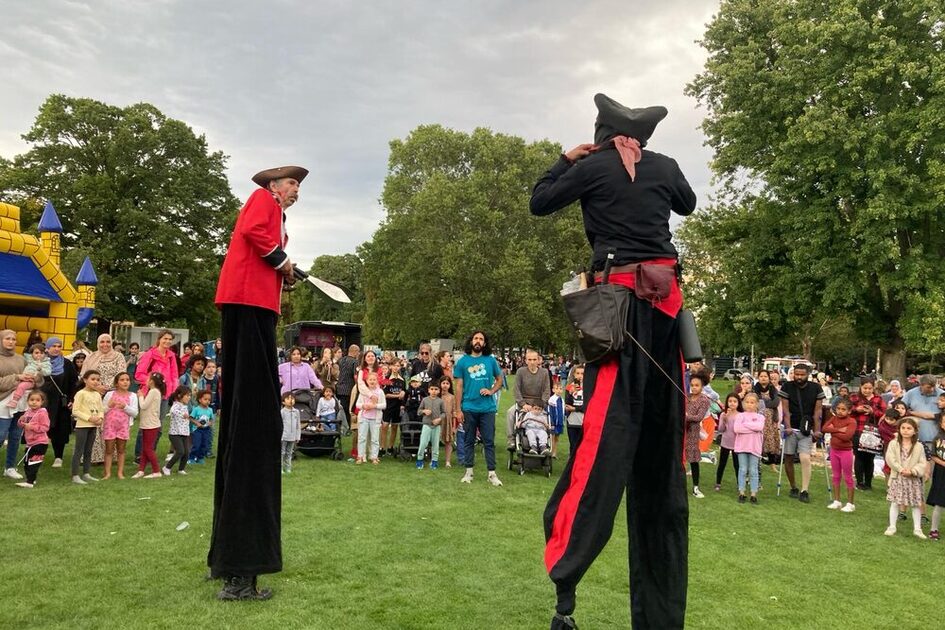 Sommerwiese in den Reisinger Anlagen