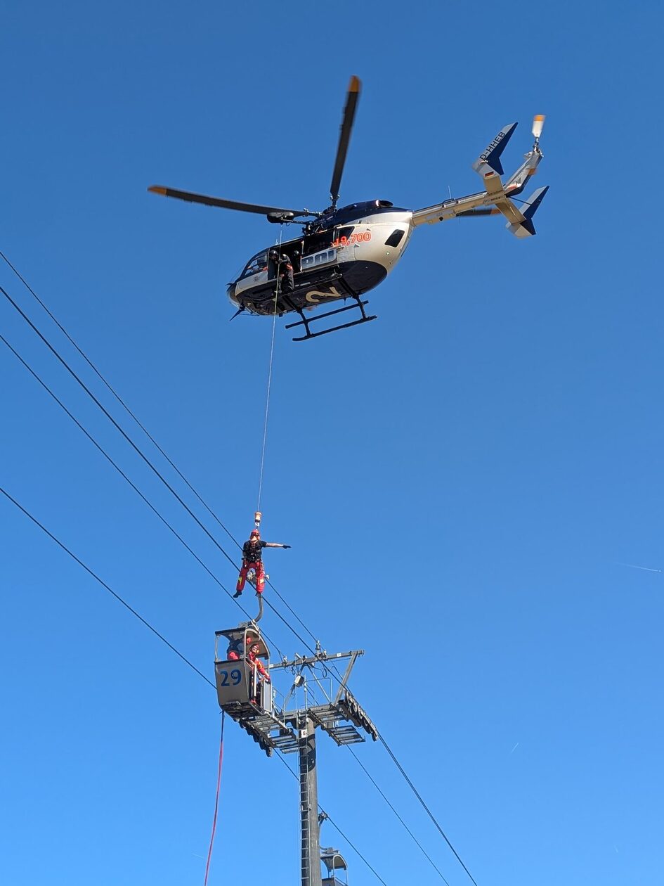 Übung der Höhenretter
