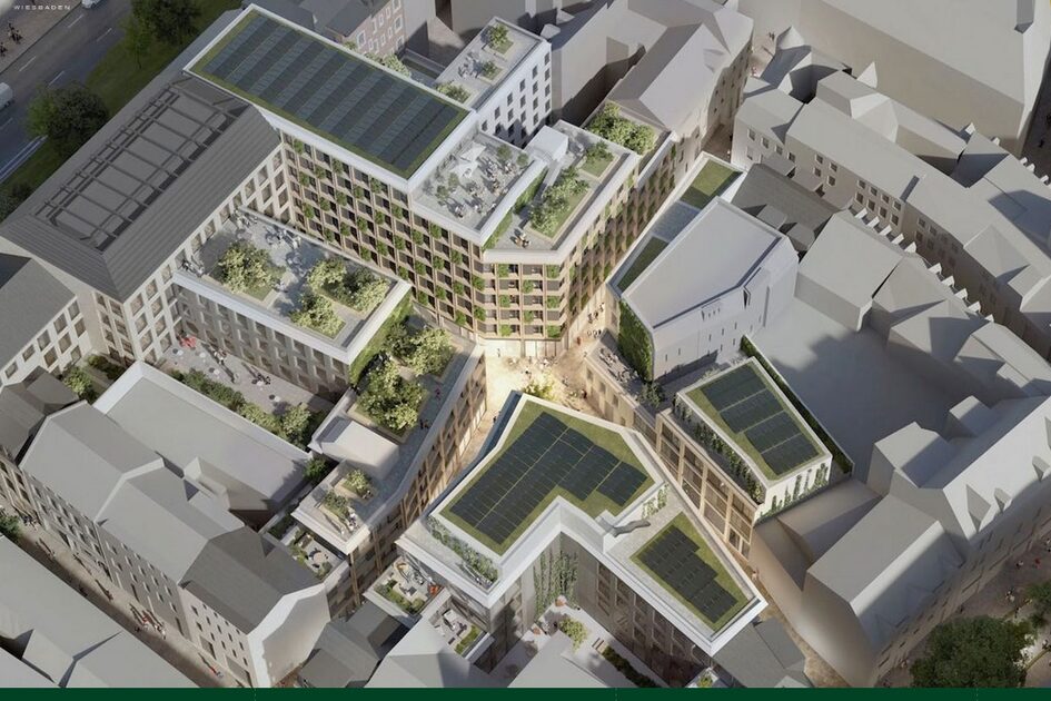 Visualisierung der geplanten Mauritius Höfe