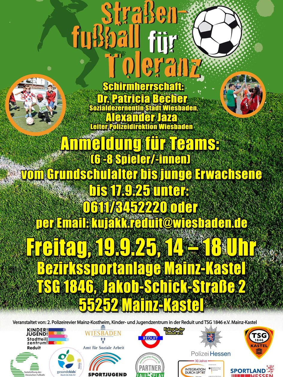 Street-Soccer-Turnier für Toleranz in Kastel 