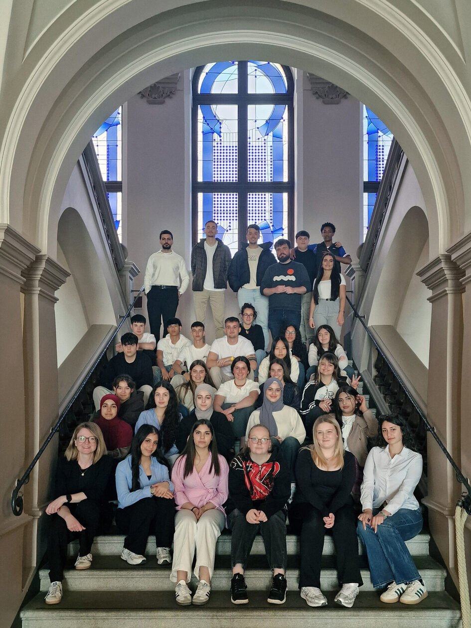 Deutsch-spanische Jugendbegegnung: Empfang im Rathaus