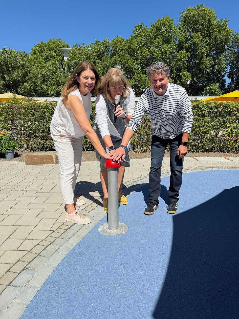 Wasserspielplatz eröffnet