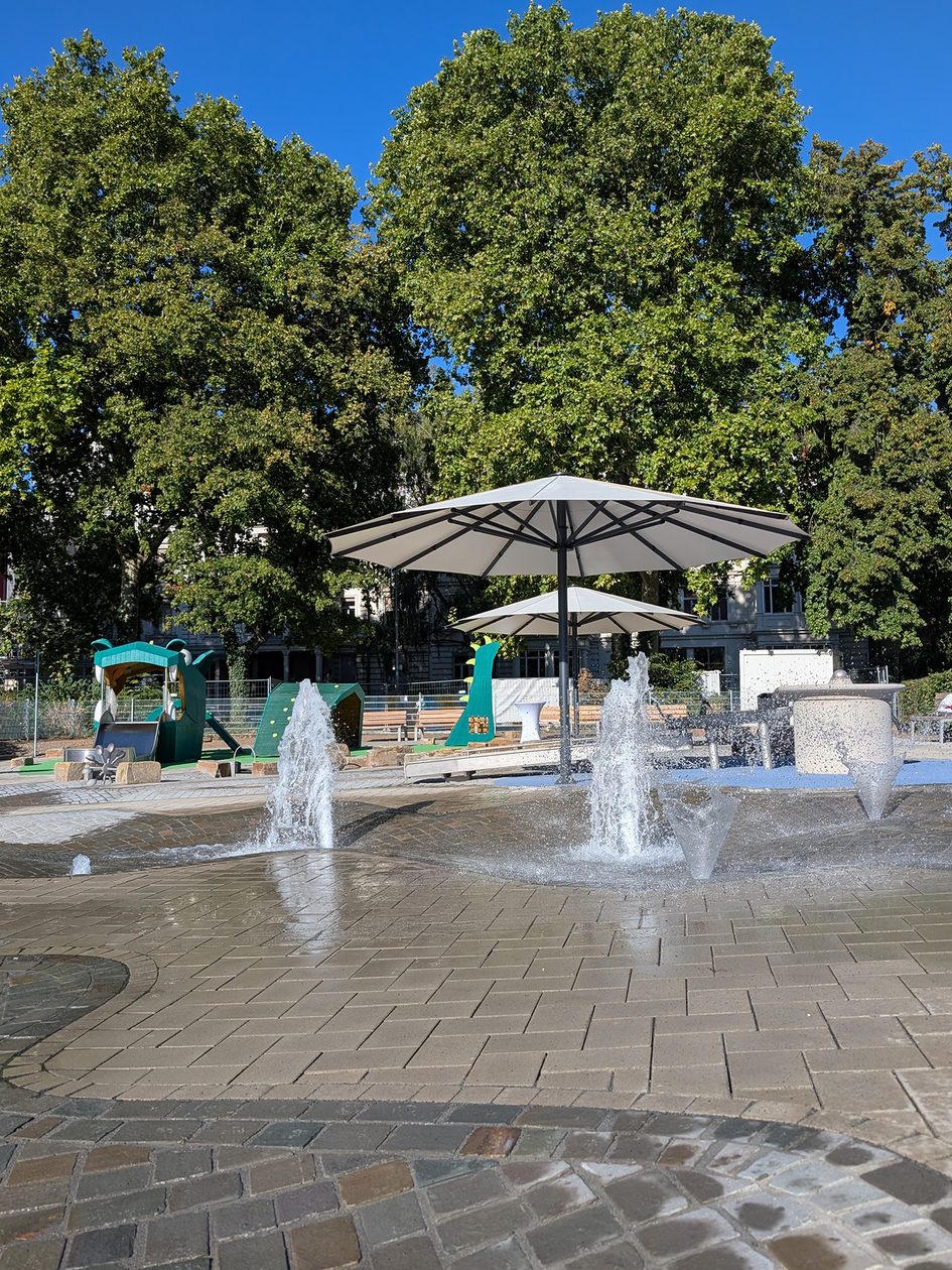 Wasserspielplatz eröffnet