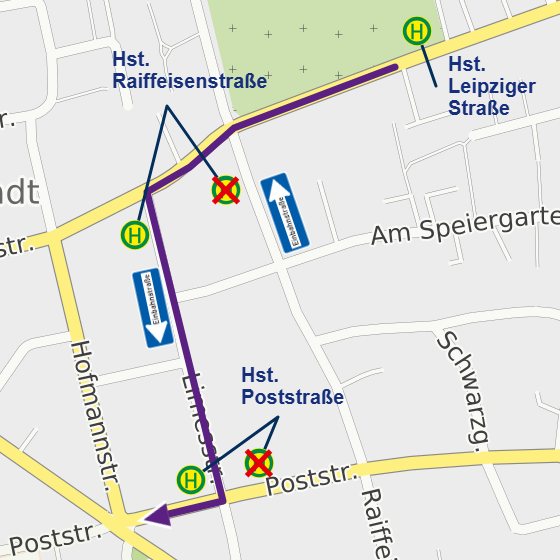 Umleitungsgrafik Richtung Wiesbaden
