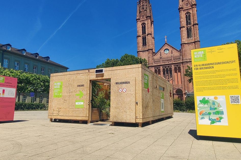 Klima-Kiste öffnet auf dem Luisenplatz