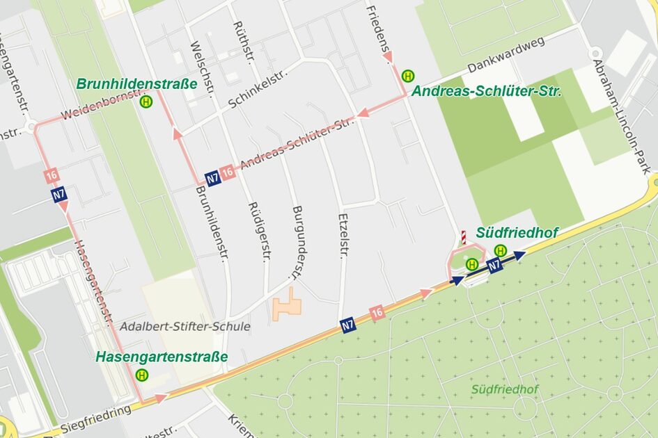 Sperrung Friedensstraße: Busse werden umgeleitet