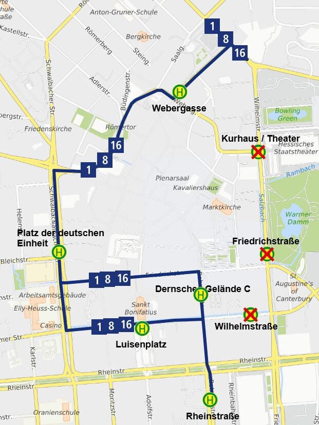 Umleitungsplan
