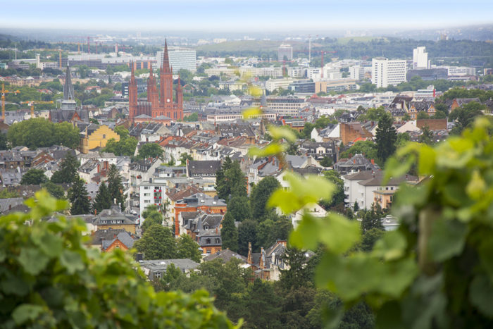 Ein Blick auf Wiesbaden