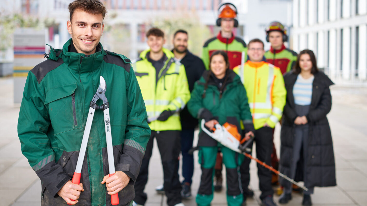 Anton R., Auszubildender zum Gärtner in der Fachrichtung Garten- und Landschaftsbau