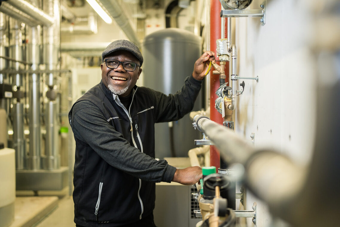 Jean-Baptiste A., janitor at a vocational school