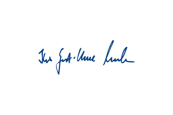 Signature - Yours, Gert-Uwe Mende