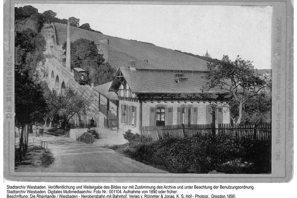 Calea ferată Neroberg, înainte de 1890