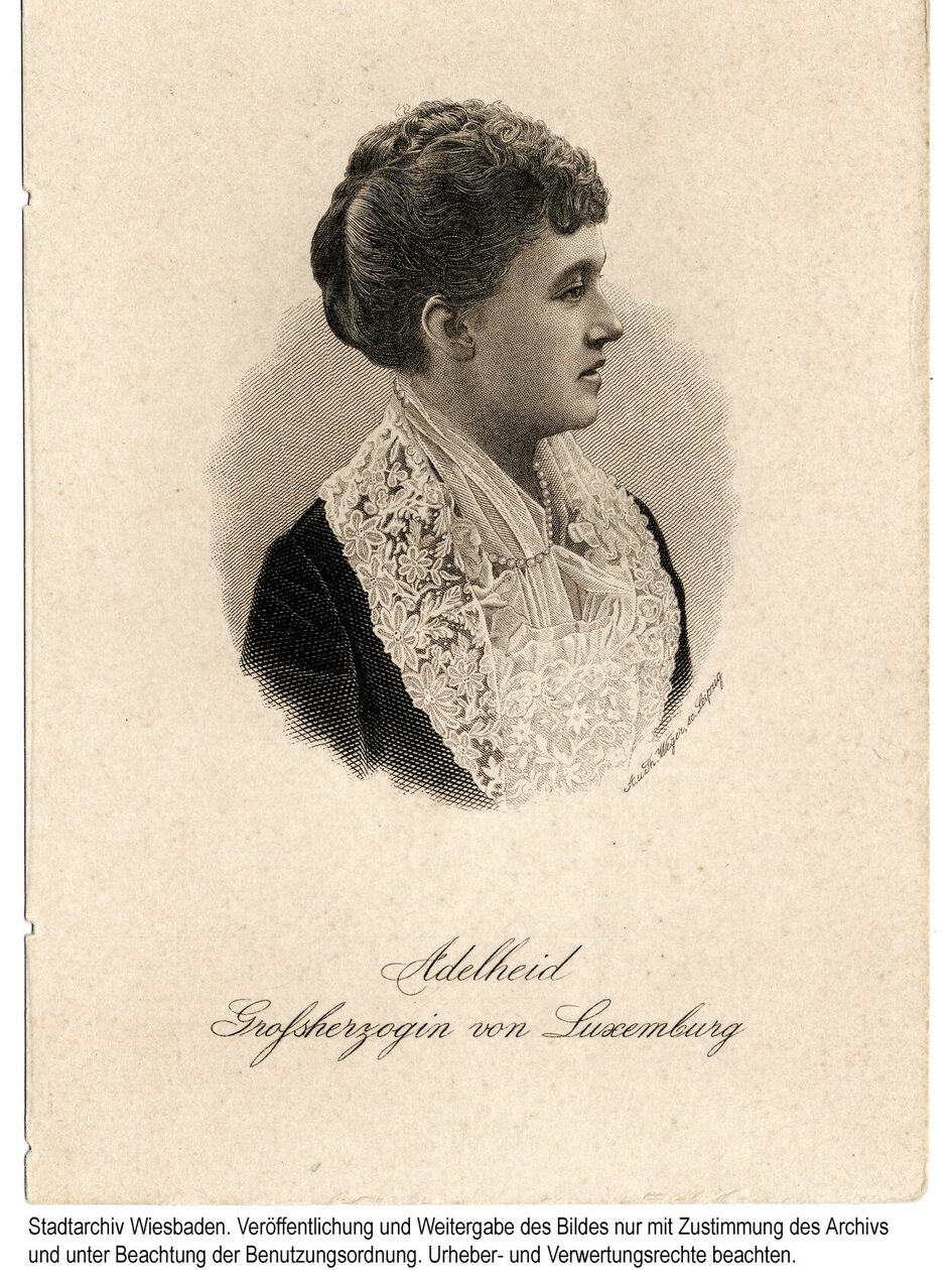 Аделхайд Мария, родена като принцеса на Анхалт-Десау, 1860 г.