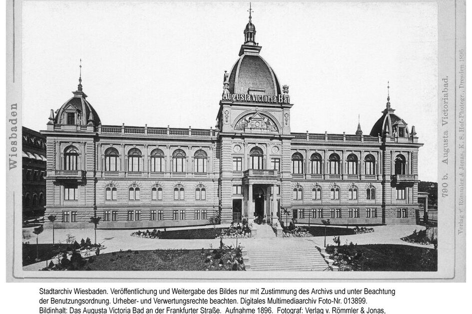 Das Augusta-Victoria-Bad an der Frankfurter Straße, 1896