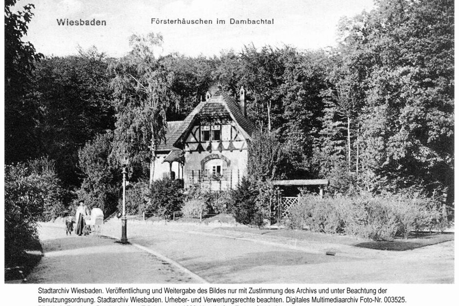 Leśniczówka Dambachtal, około 1900 r.
