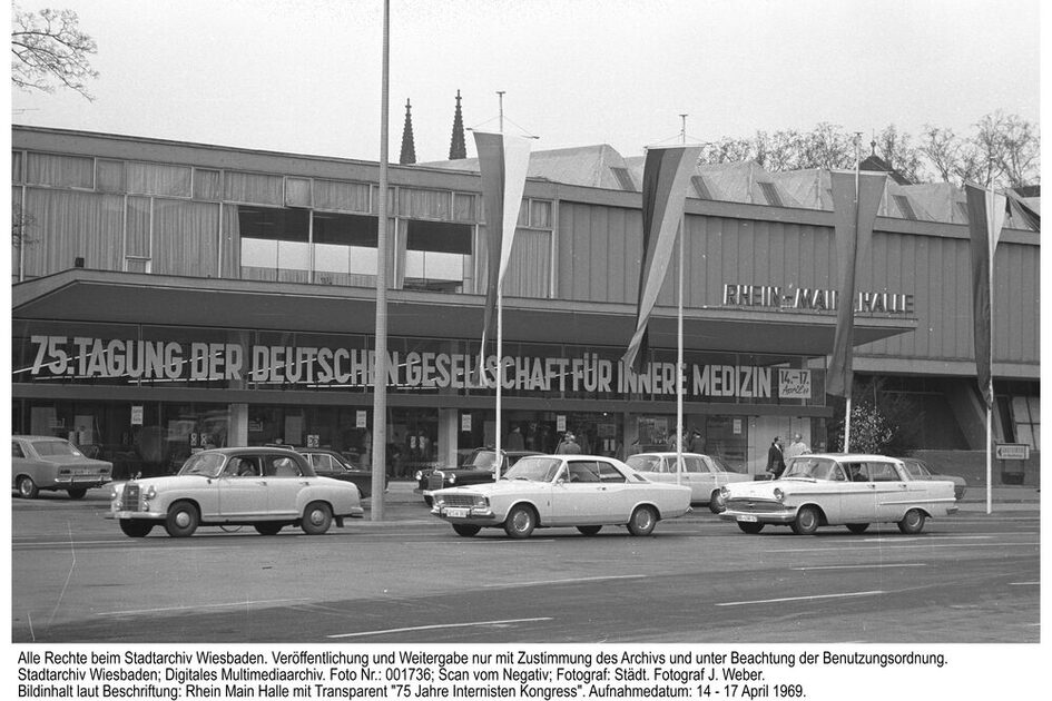 75th Conference of the DGIM in the Rhein-Main-Hallen, 1969