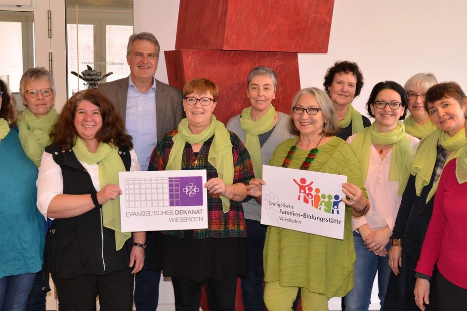 Das Team der Evangelischen Familienbildung, 2018
