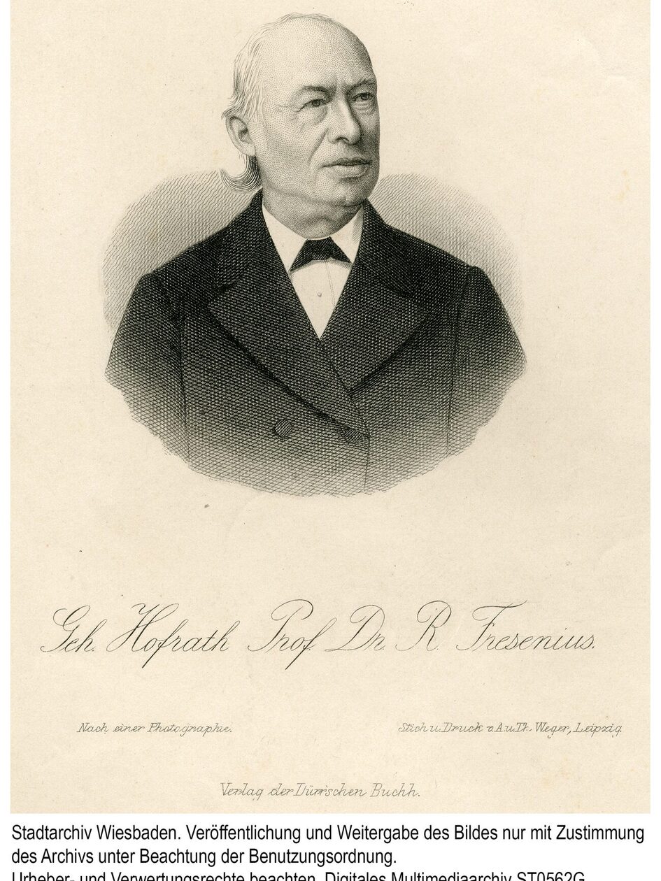 Carl Remigius Fresenius, Stich um 1865