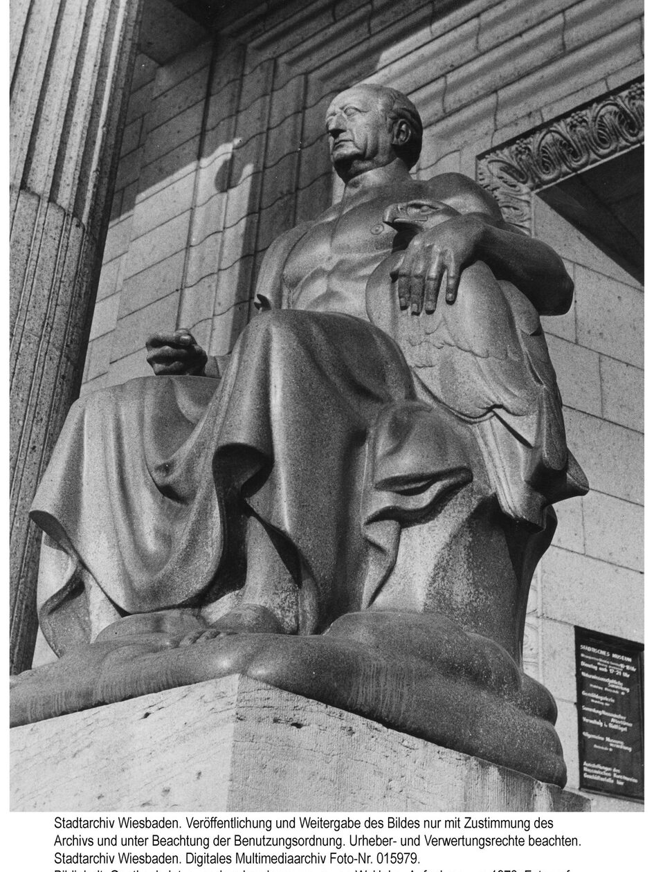 Goethe-Denkmal, um 1970