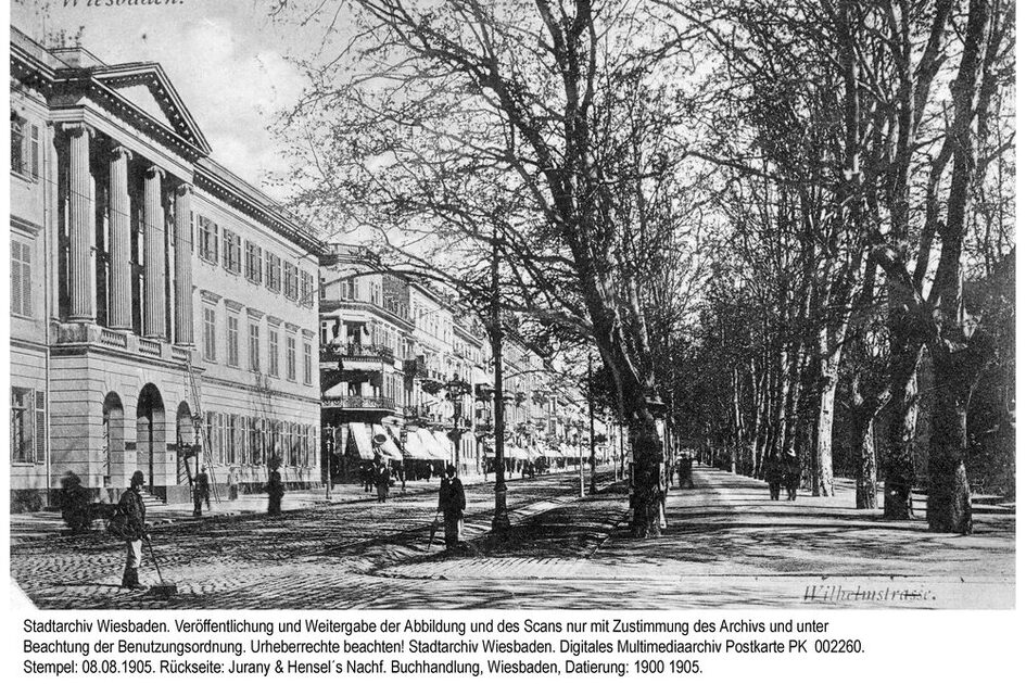 Izba Przemysłowo-Handlowa przy Wilhelmstraße, około 1900 r.
