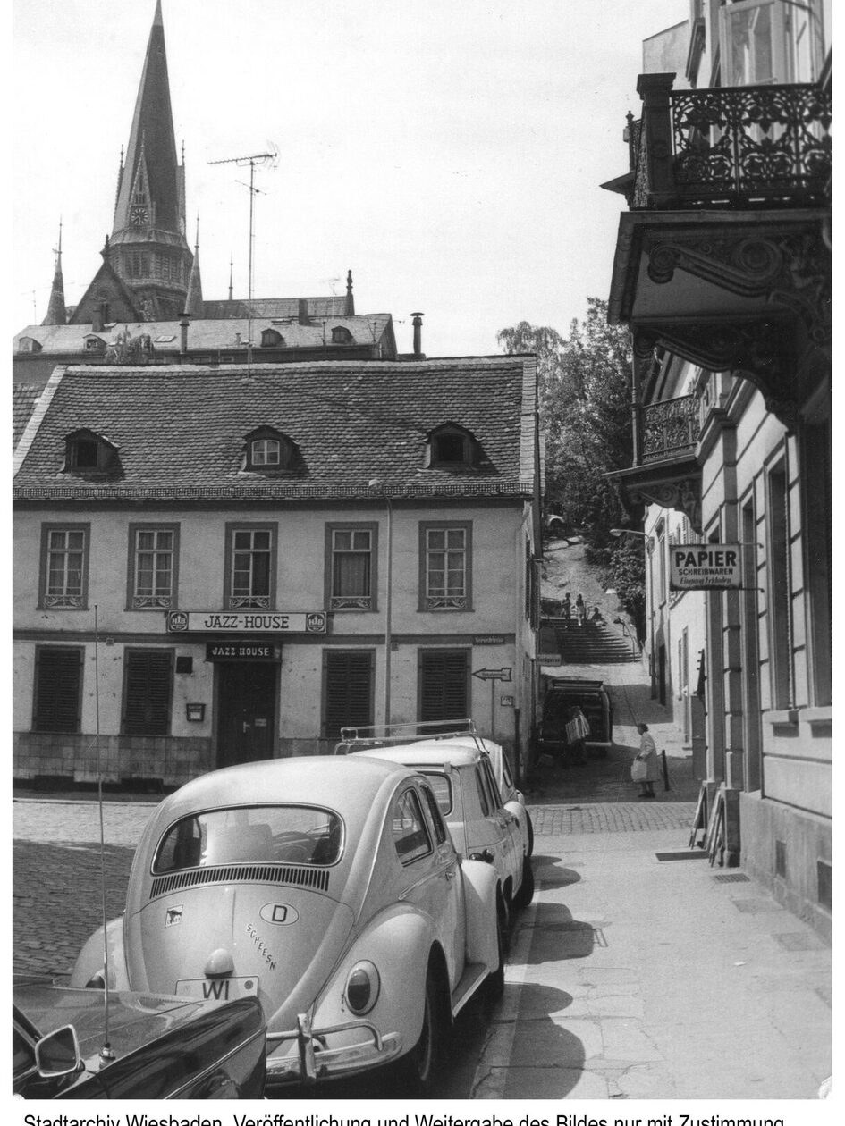 Jazz-House in der Nerostraße 24, 1974