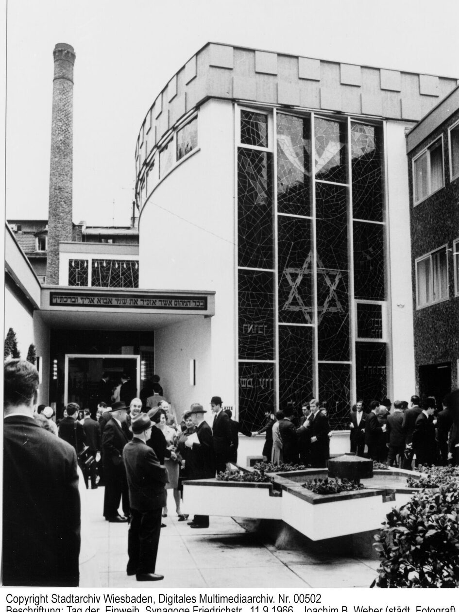 Poświęcenie synagogi przy Friedrichstraße, 1966 r.