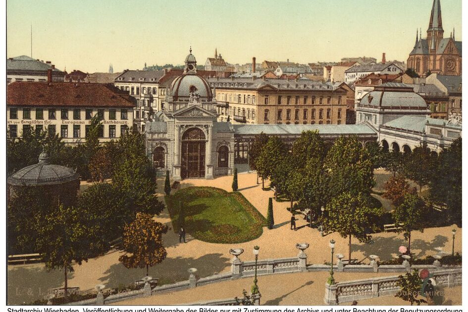 Kochbrunnenplatz, um 1895