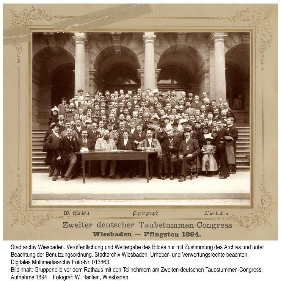 مؤتمر الصم والبكم، 1894