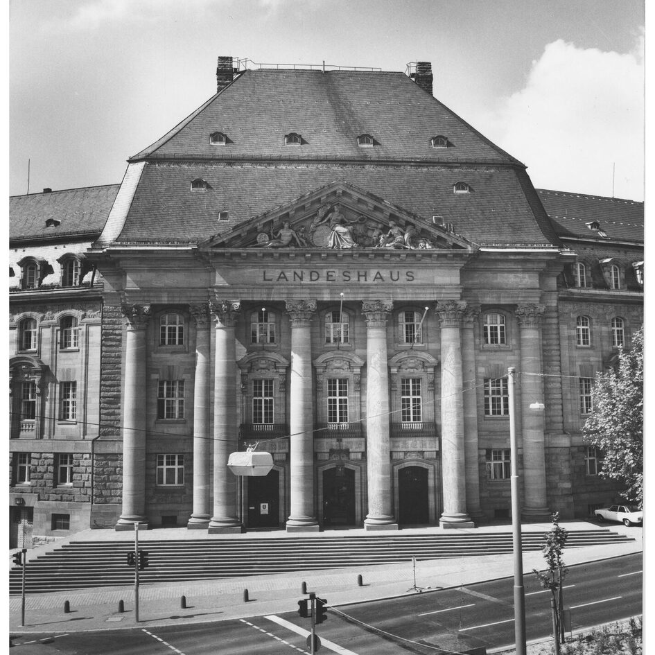 Landeshaus, um 1980