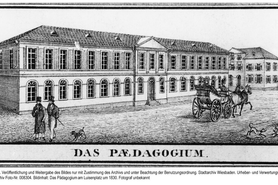 Pädagogium am Luisenplatz, um 1830