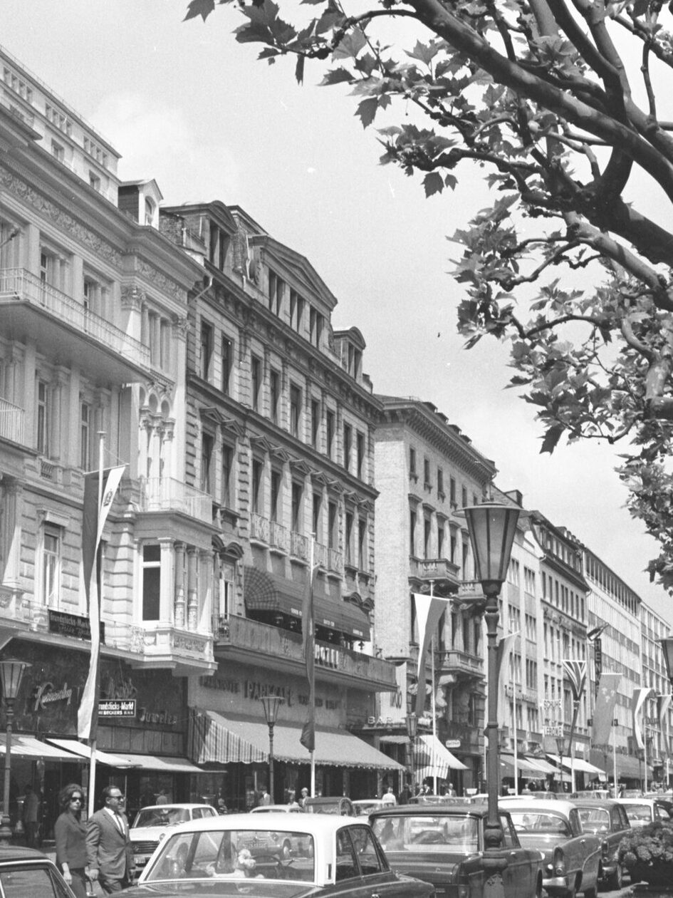 Park-Café auf der Wilhelmstraße, 1965