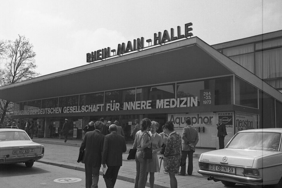 Internistenkongress in den Rhein-Main-Hallen, 1973