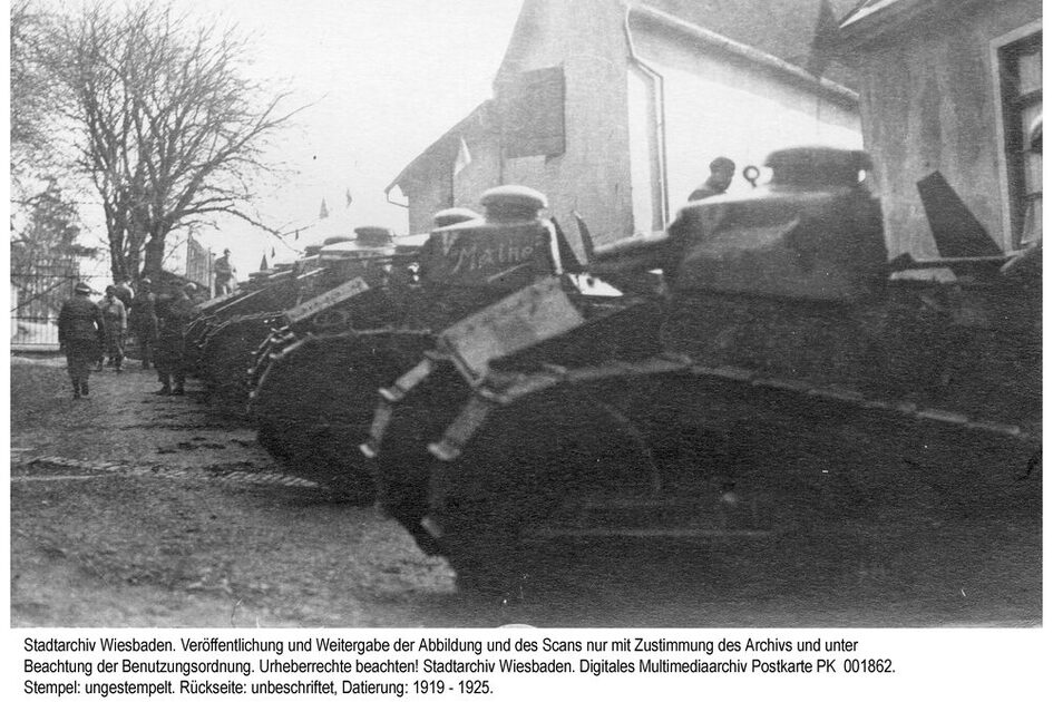 Französische Panzer, ca. 1920