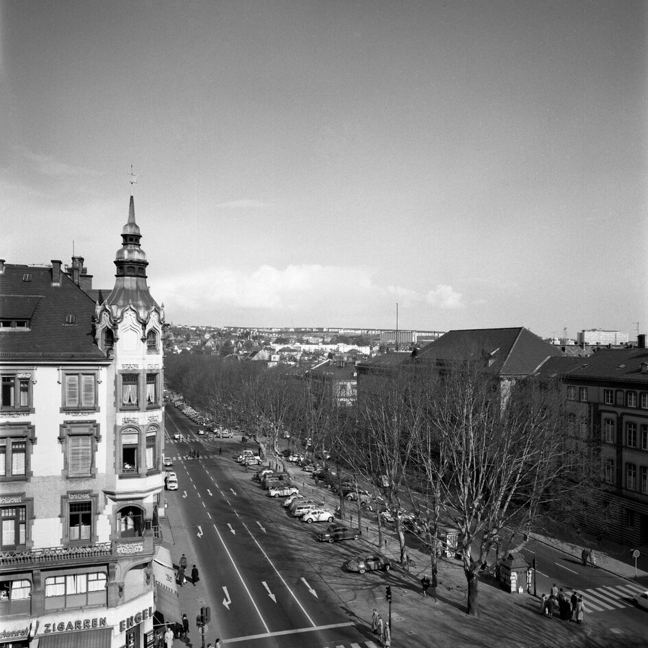 Ecke Rheinstraße / Kirchgasse, 1963