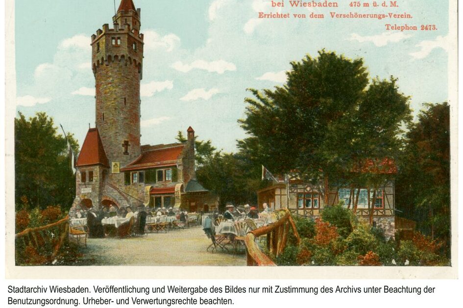 Torre Kaiser Wilhelm sullo Schläferskopf, 1915 ca.