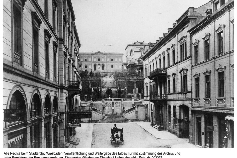Vista de la Schützenhofstraße, hacia 1900