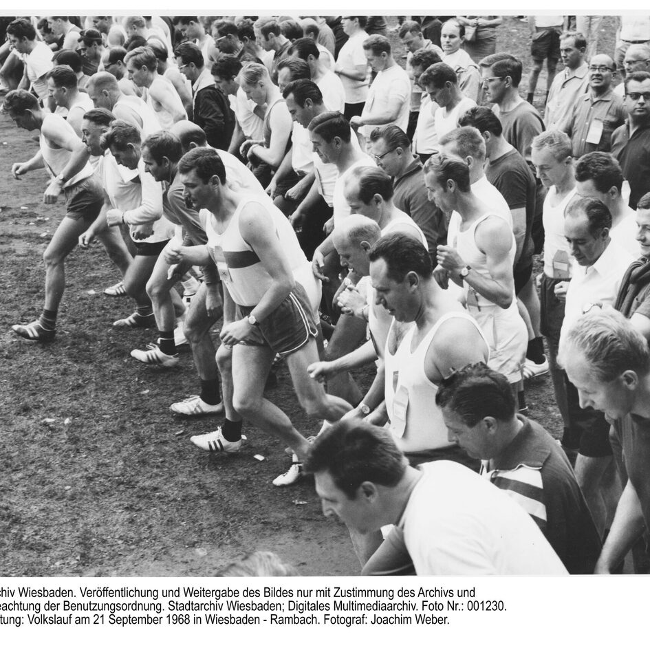 Volkslauf in Wiesbaden-Rambach, 1968