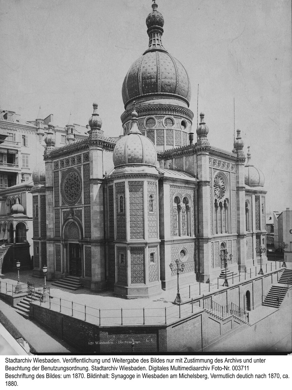 Synagoge am Michelsberg, ca. 1880