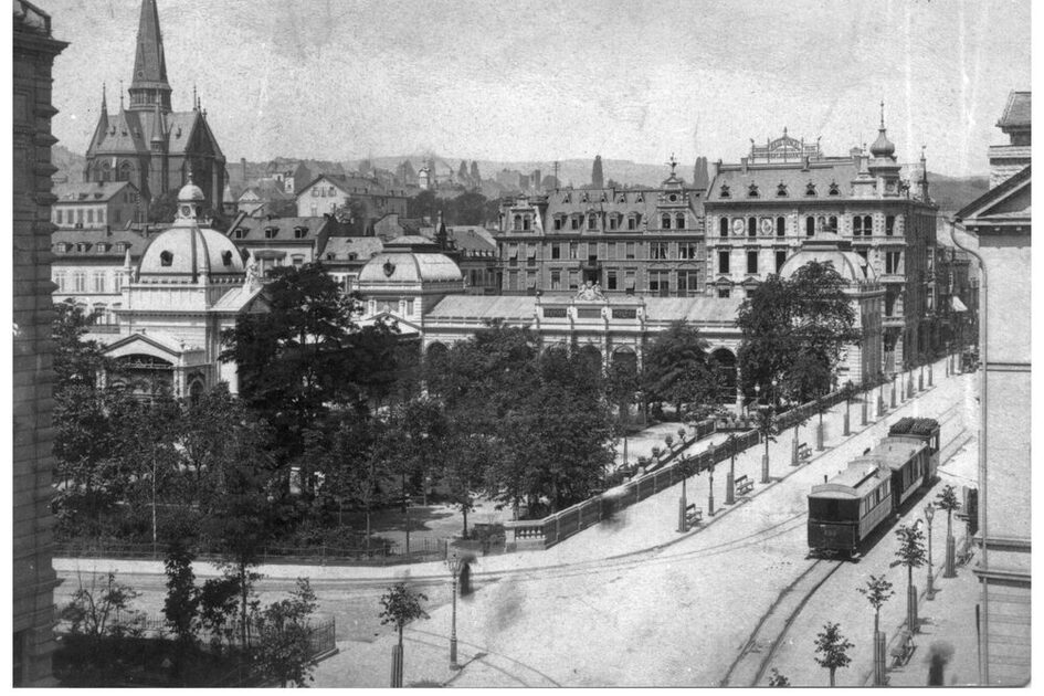 Taunusstraße, um 1895