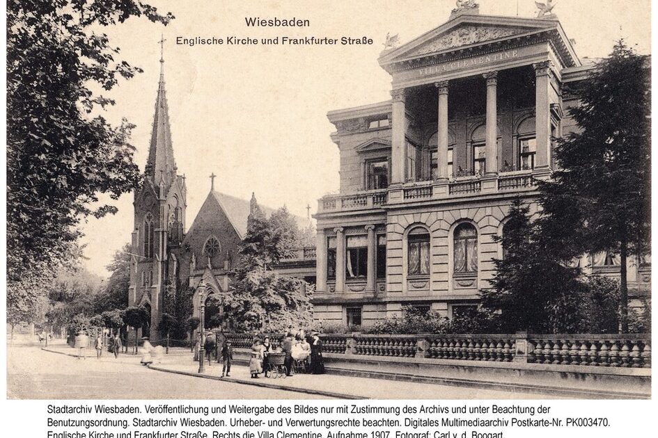 Вилла Клементина на Франкфуртерштрассе, 1907 год