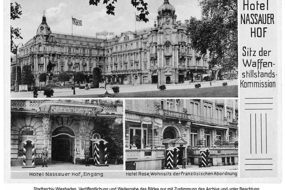 Sitz der Waffenstillstandskommission im Hotel Nassauer Hof, 1940