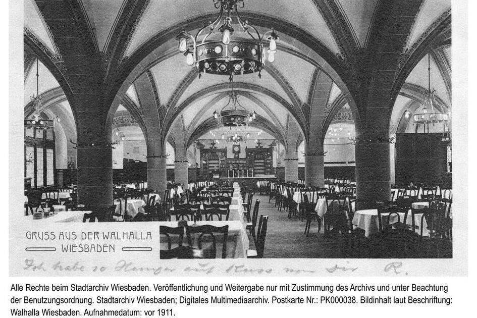 Walhalla'nın içi, 1911'den önce