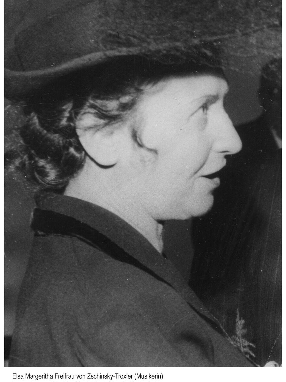 Elsa Margherita Freifrau von Zschinsky-Troxler, ca. 1950