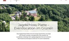 Relaunch der Jagdschloss Platte Website