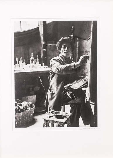Scheidegger, Ernst: Alberto Giacometti an der Staffelei