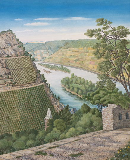 Schütt, Franz Theodor: Der Rhein bei Bacharach