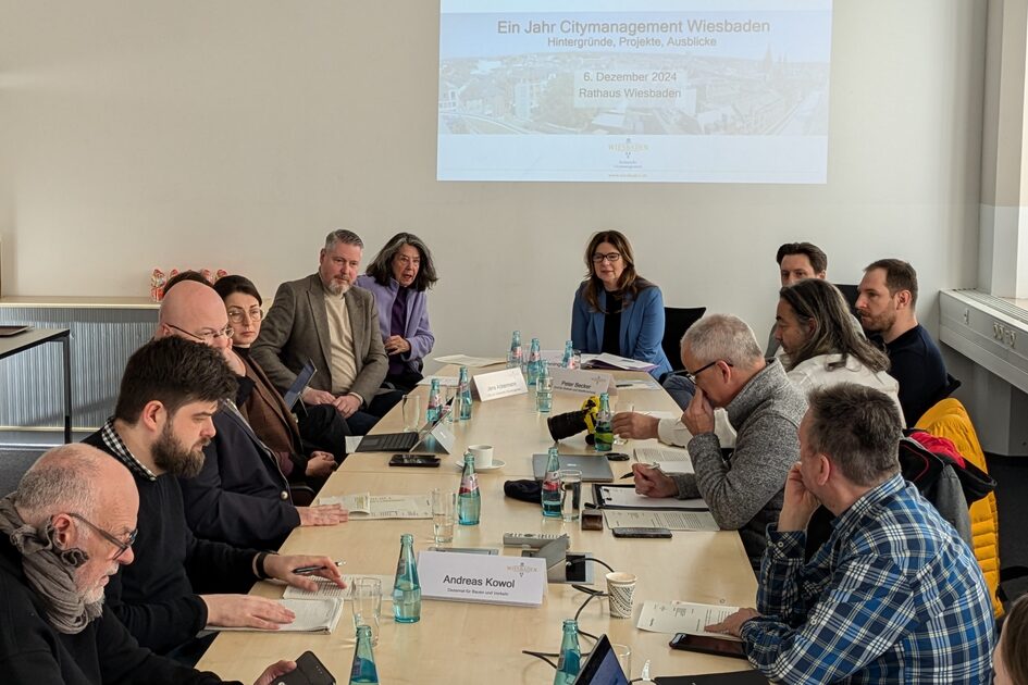 Pressekonferenz "Ein Jahr Citymanagement"